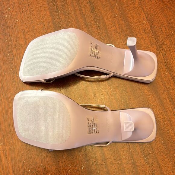 Steve Madden Aislinn heeled purple satin sandals Size 8 1/2 NWOT - Picture 6 of 9